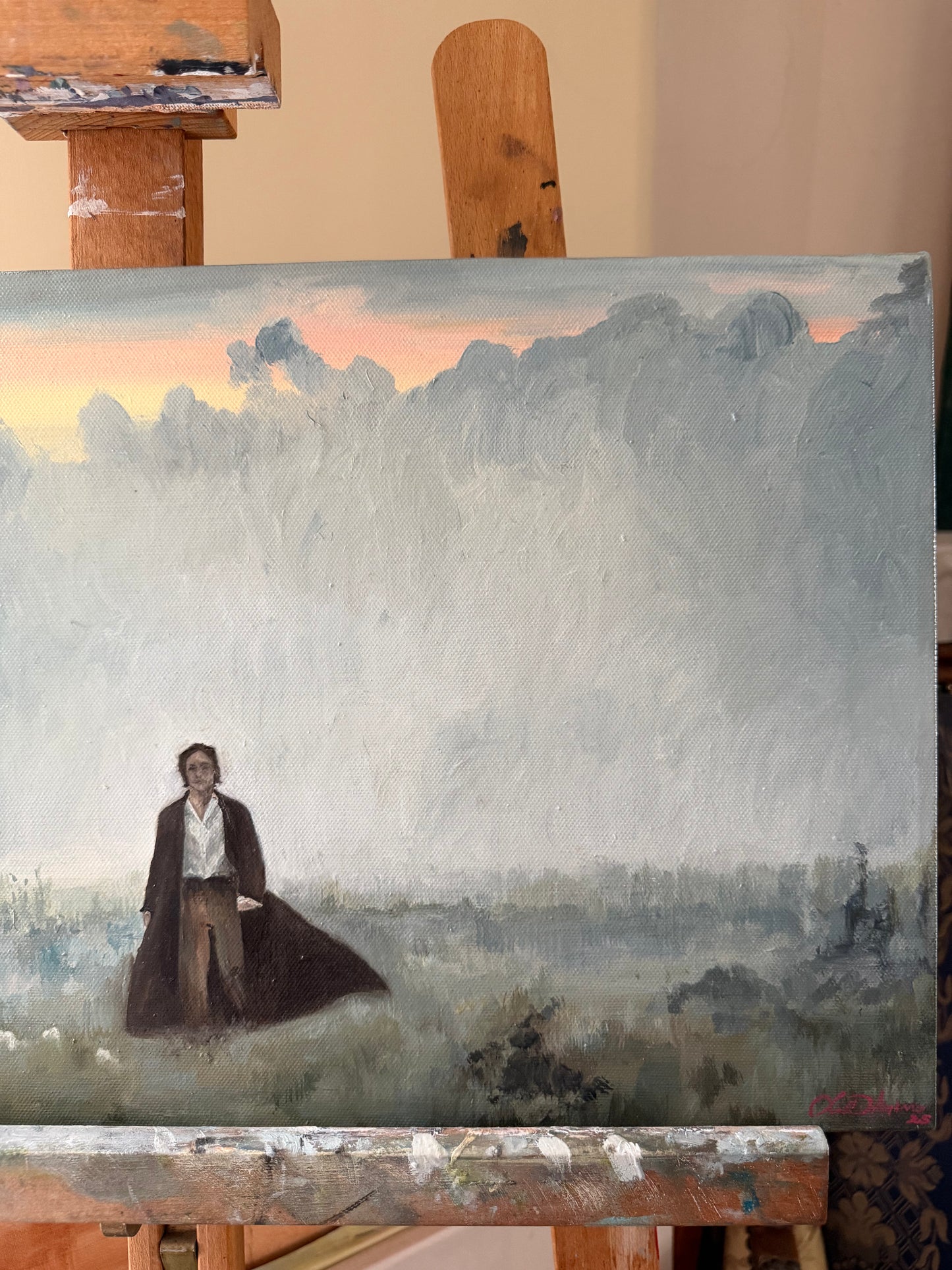 Mr Darcy oil painting