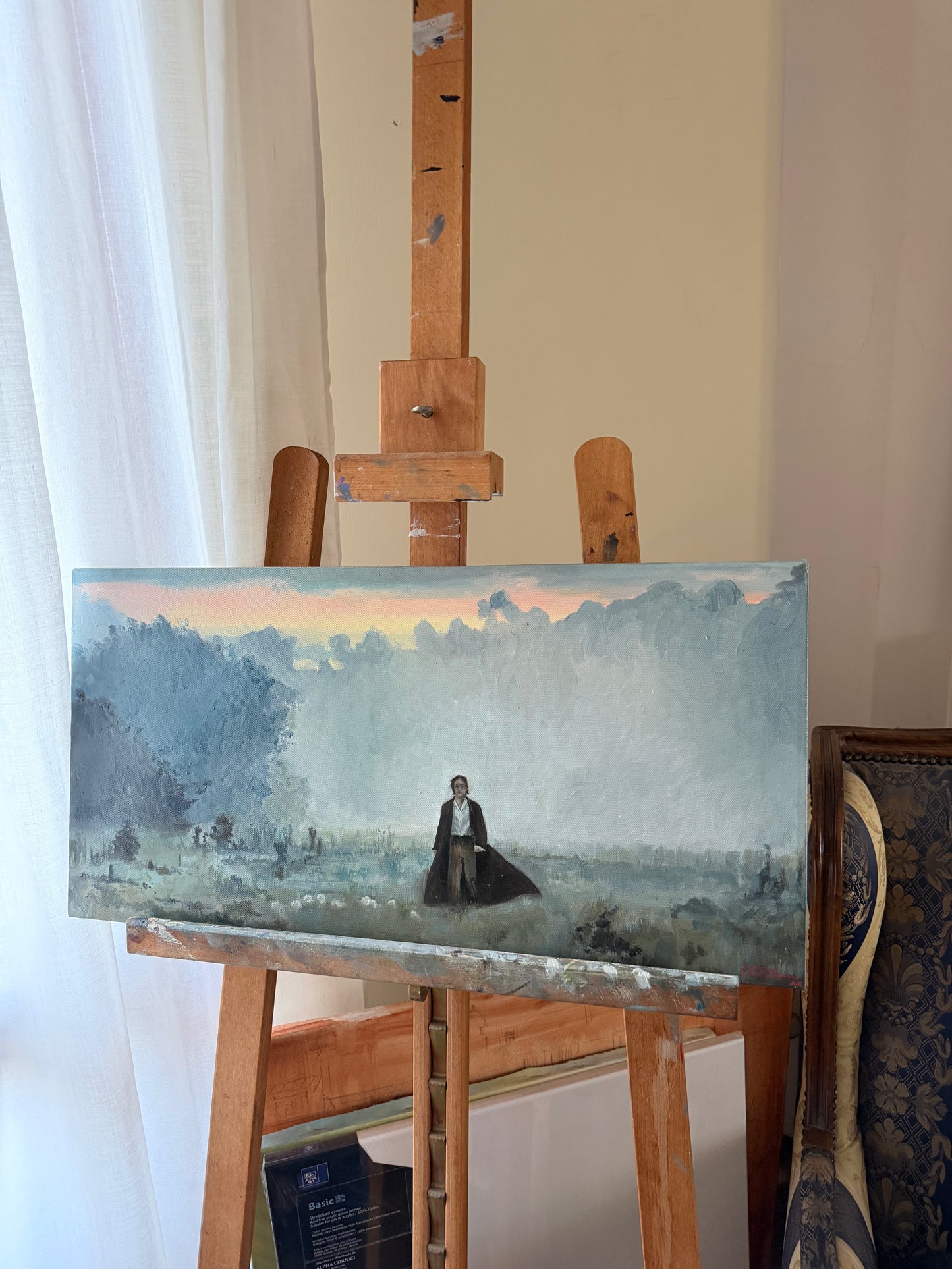 Mr Darcy oil painting